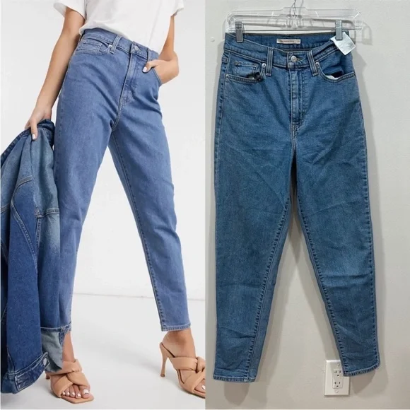 Levi’s high waisted taper jeans - Picture 4 of 12